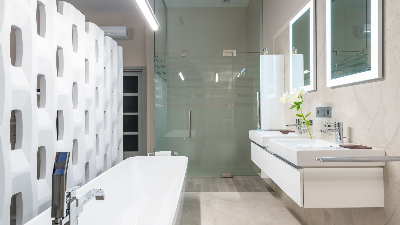 Modern bathroom interior